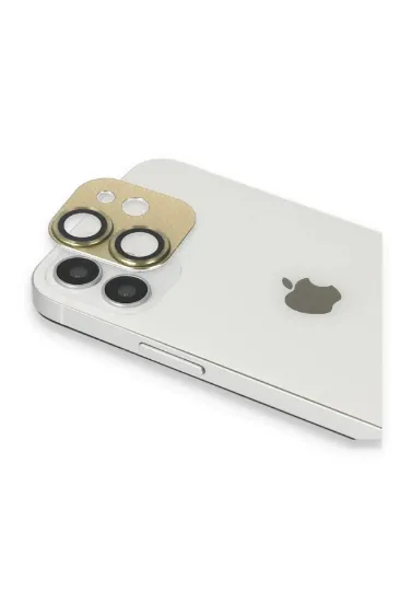 Newface iPhone 11 Pers Alüminyum Kamera Lens - Gold resmi