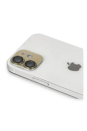 Newface iPhone 11 Pers Alüminyum Kamera Lens - Gold resmi