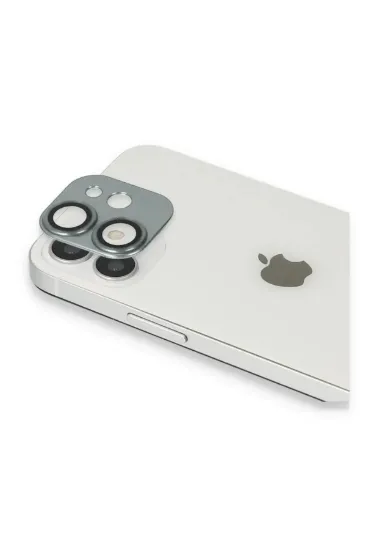 Newface iPhone 11 Pers Alüminyum Kamera Lens - Yeşil resmi