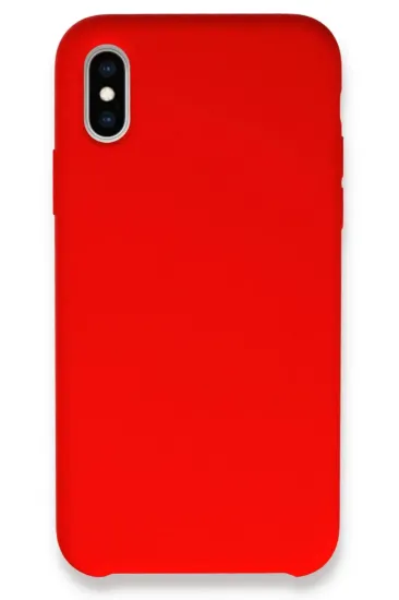 Newface iPhone X Kılıf Lansman Legant Silikon - Kırmızı resmi