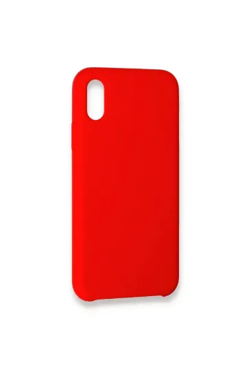 Newface iPhone X Kılıf Lansman Legant Silikon - Kırmızı resmi
