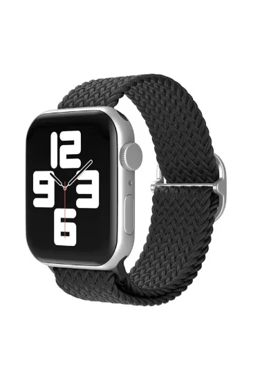 Newface Apple Watch 38mm Star Kordon - Siyah resmi