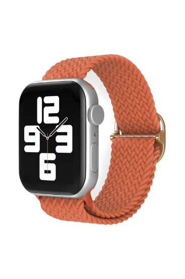 Newface Apple Watch 38mm Star Kordon - Turuncu resmi