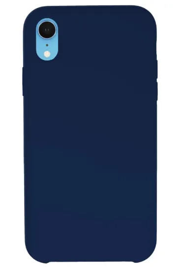 Newface iPhone XR Kılıf Lansman Legant Silikon - Lacivert resmi