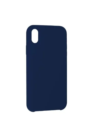 Newface iPhone XR Kılıf Lansman Legant Silikon - Lacivert resmi