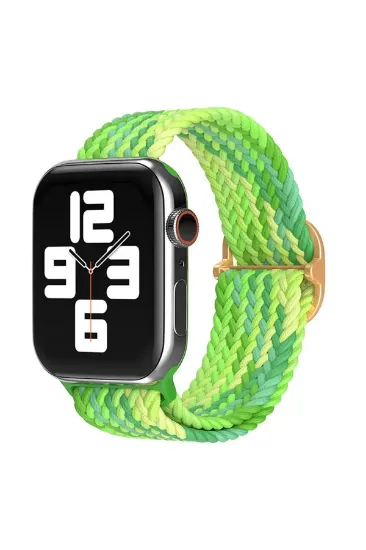 Newface Apple Watch 38mm Star Kordon - Turkuaz-Yeşil resmi