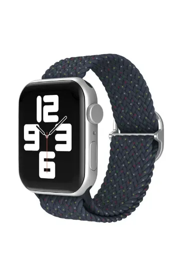 Newface Apple Watch 38mm Star Kordon - Benekli Lacivert resmi