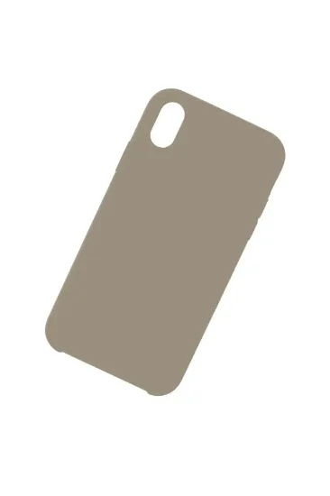 Newface iPhone XR Kılıf Lansman Legant Silikon - Bej resmi