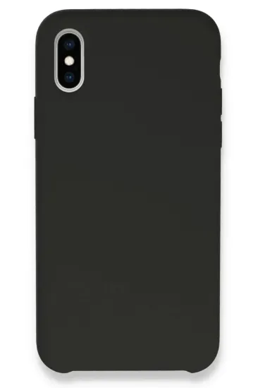 Newface iPhone XS Max Kılıf Lansman Legant Silikon - Siyah resmi
