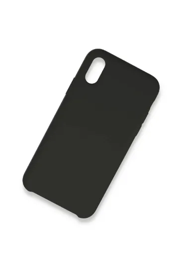 Newface iPhone XS Max Kılıf Lansman Legant Silikon - Siyah resmi