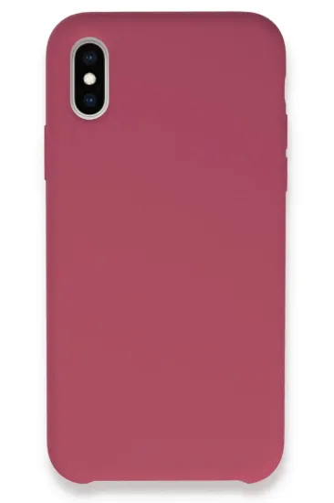 Newface iPhone XS Max Kılıf Lansman Legant Silikon - Fuşya resmi