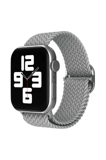 Newface Apple Watch 42mm Star Kordon - Gri resmi