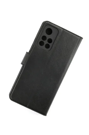 Newface Xiaomi Redmi Note 11T Kılıf Trend S Plus Kapaklı Kılıf - Siyah resmi