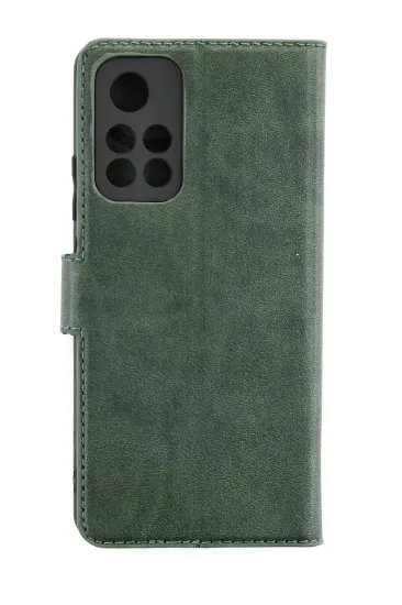 Newface Xiaomi Redmi Note 11T Kılıf Trend S Plus Kapaklı Kılıf - Yeşil resmi