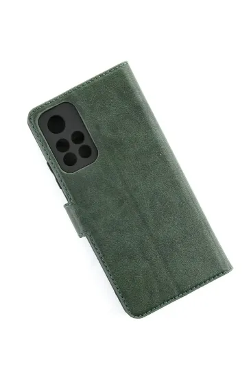 Newface Xiaomi Redmi Note 11T Kılıf Trend S Plus Kapaklı Kılıf - Yeşil resmi