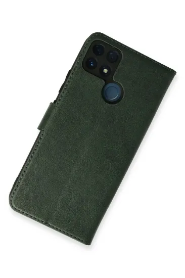 Newface Realme C25 Kılıf Trend S Plus Kapaklı Kılıf - Yeşil resmi