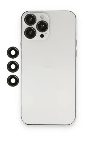 Newface iPhone 12 Pro Shine Kamera Lens - Siyah resmi