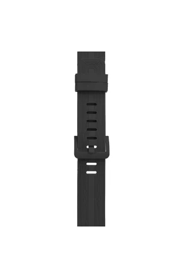 Newface Apple Watch 38mm KR408 Çizgili Silikon Kordon - Koyu Gri resmi