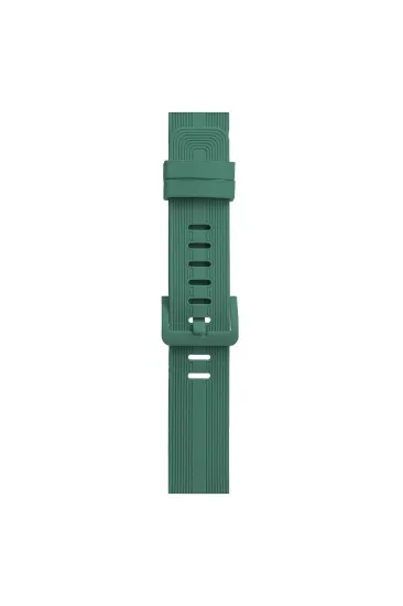 Newface Apple Watch 38mm KR408 Çizgili Silikon Kordon - Yeşil resmi