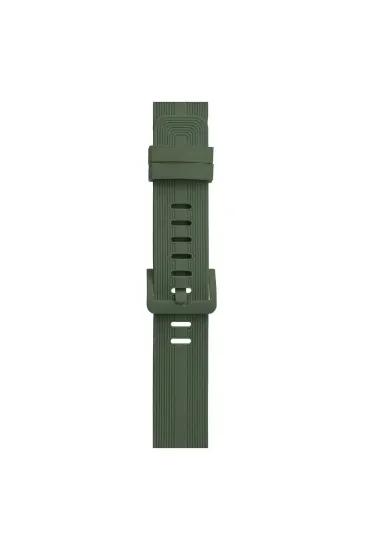 Newface Apple Watch 38mm KR408 Çizgili Silikon Kordon - Koyu Yeşil resmi