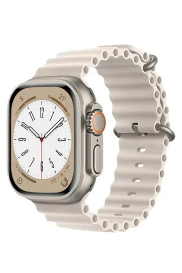 Newface Apple Watch 38mm Ocean Kordon - Krem resmi
