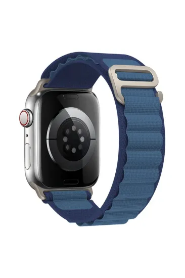 Newface Apple Watch 38mm Mountain Kordon - Lacivert resmi