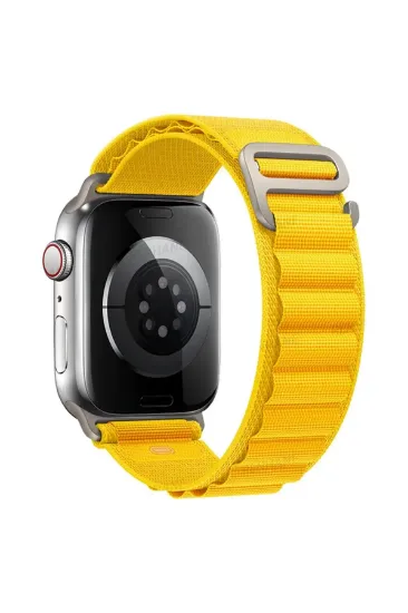 Newface Apple Watch 38mm Mountain Kordon - Sarı resmi