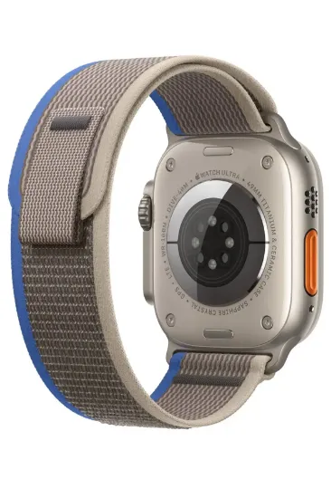 Newface Apple Watch 38mm Trail Kordon - Mavi-Gri resmi