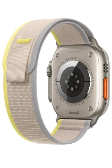 Newface Apple Watch 38mm Trail Kordon - Sarı-Bej resmi