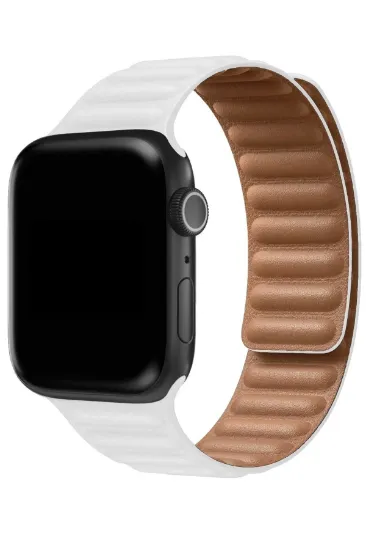Newface Apple Watch 38mm Loop Kordon - Beyaz resmi
