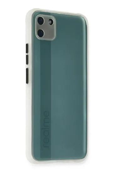 Newface Realme C11 Kılıf Miami Şeffaf Silikon - Şeffaf resmi