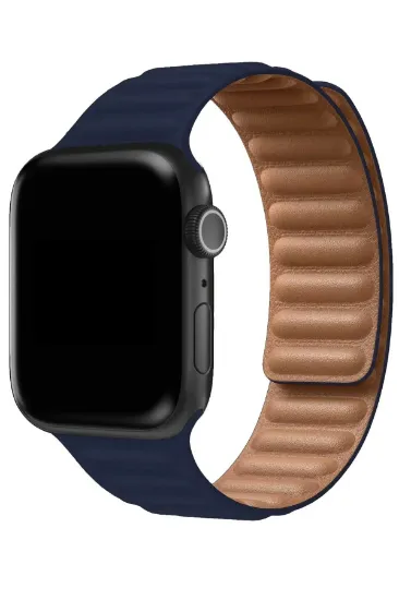 Newface Apple Watch 38mm Loop Kordon - Lacivert resmi