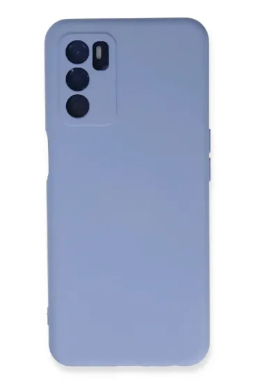 Newface Oppo A16 Kılıf Nano içi Kadife Silikon - Lila resmi