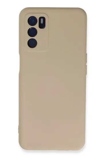 Newface Oppo A16 Kılıf Nano içi Kadife Silikon - Pudra resmi