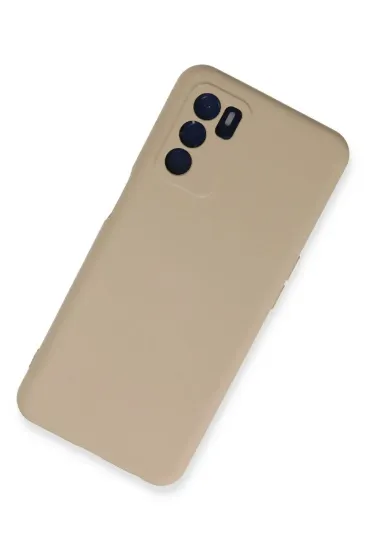 Newface Oppo A16 Kılıf Nano içi Kadife Silikon - Pudra resmi