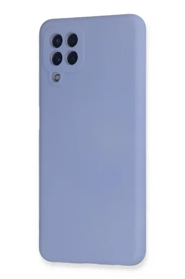 Newface Samsung Galaxy A22 Kılıf Nano içi Kadife Silikon - Lila resmi