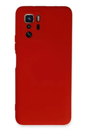 Newface Xiaomi Poco X3 GT Kılıf Nano içi Kadife Silikon - Kırmızı resmi