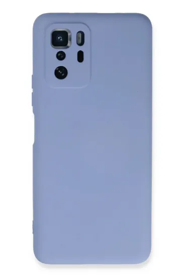 Newface Xiaomi Poco X3 GT Kılıf Nano içi Kadife Silikon - Lila resmi