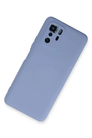 Newface Xiaomi Poco X3 GT Kılıf Nano içi Kadife Silikon - Lila resmi