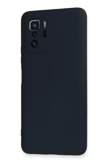 Newface Xiaomi Poco X3 GT Kılıf Nano içi Kadife Silikon - Lacivert resmi