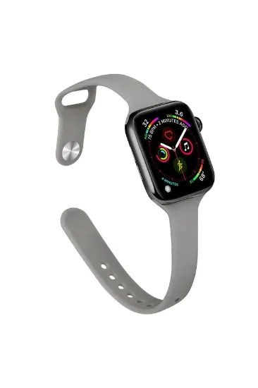 Newface Apple Watch 38mm Klasik Kordon - Füme resmi