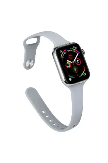 Newface Apple Watch 38mm Klasik Kordon - Açık Gri resmi