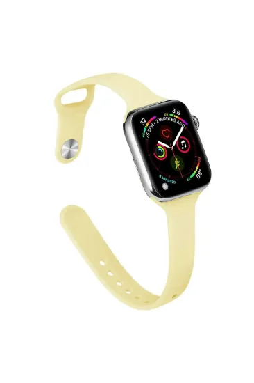 Newface Apple Watch 42mm Klasik Kordon - Sarı resmi
