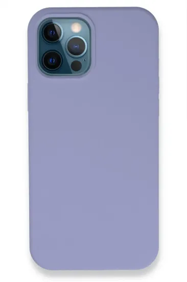 Newface iPhone 12 Pro Kılıf Lansman Legant Silikon - Lila resmi
