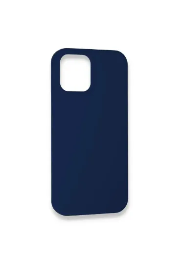 Newface iPhone 12 Pro Kılıf Lansman Legant Silikon - Lacivert resmi