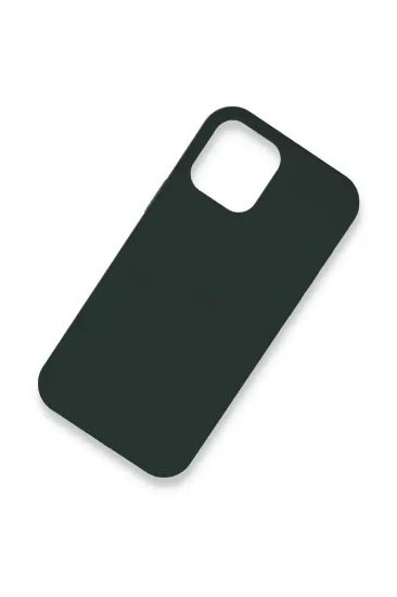 Newface iPhone 12 Pro Kılıf Lansman Legant Silikon - Koyu Yeşil resmi