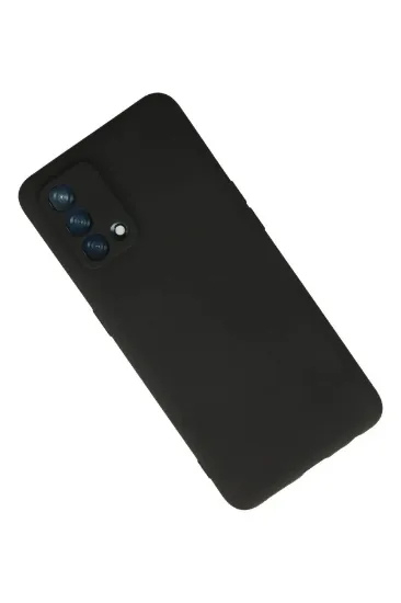 Newface Oppo A74 4G Kılıf First Silikon - Siyah resmi
