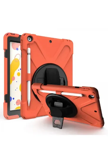 Newface iPad 5 Air 9.7 Kılıf Amazing Tablet Kapak - Turuncu resmi