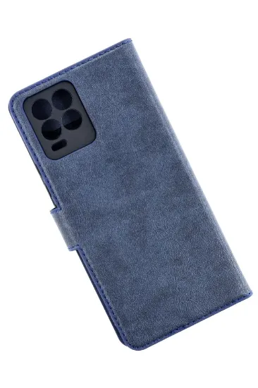 Newface Realme 8 Pro Kılıf Trend S Plus Kapaklı Kılıf - Lacivert resmi
