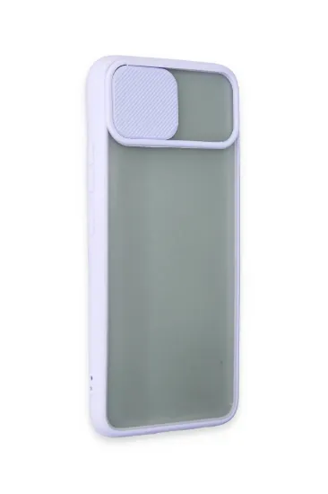 Newface Realme C11 Kılıf Palm Buzlu Kamera Sürgülü Silikon - Lila resmi